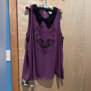Hot topic Alice in wonderland top